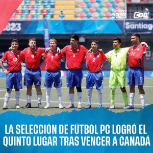 PLANTEL QUINTO LUGAR JUEGS PARAPANAMERICANOS SANTIAGO 2023